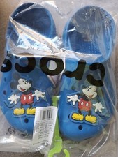 Disney Crocs Women's Size 8 M6/W8 Classic Mickey Mouse Blue Clogs NWT