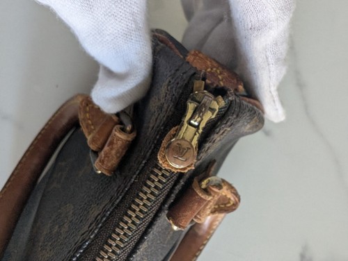 Louis Vuitton Monogram Mini Speedy Hand Bag M41534 LV Brown Leather 250605 - 第 21/23 張圖片