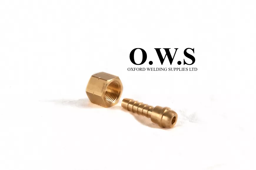 SWP 1/4 BSP RH Nut with 1/4 6mm Tail regulators and gas gear - Oxygen / Argon