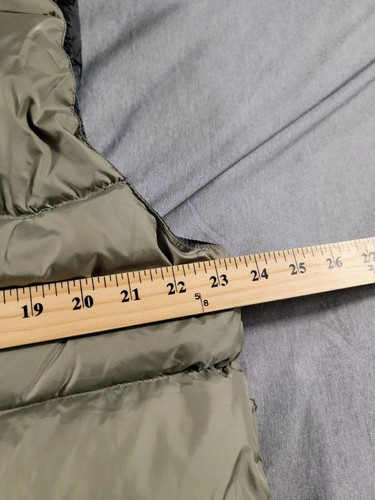 Mens Cabela’s Premier Northern Goose Down 650 Light Green Full Zip Vest Medium - Picture 4 of 10