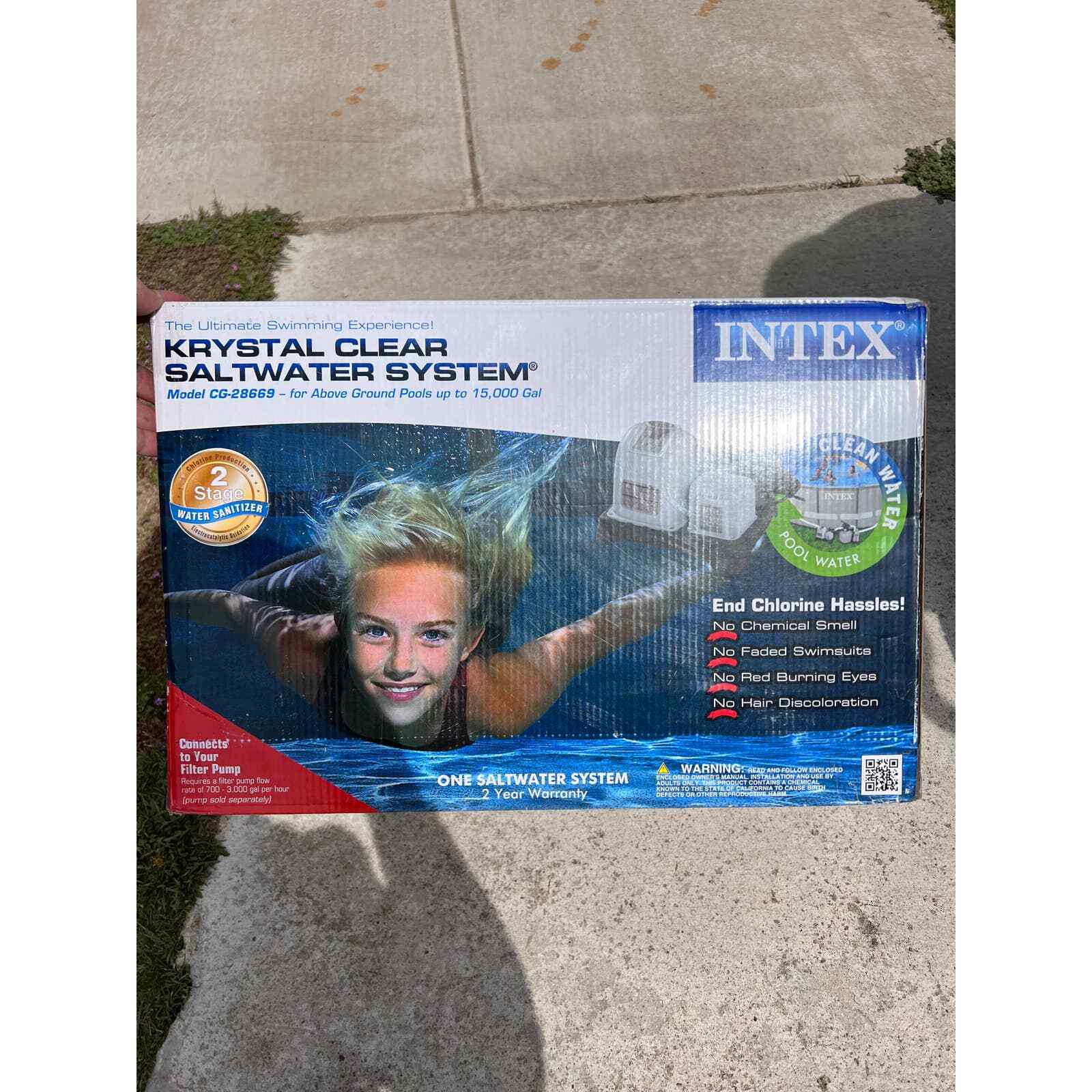 Intex Krystal Clear Saltwater System Up 