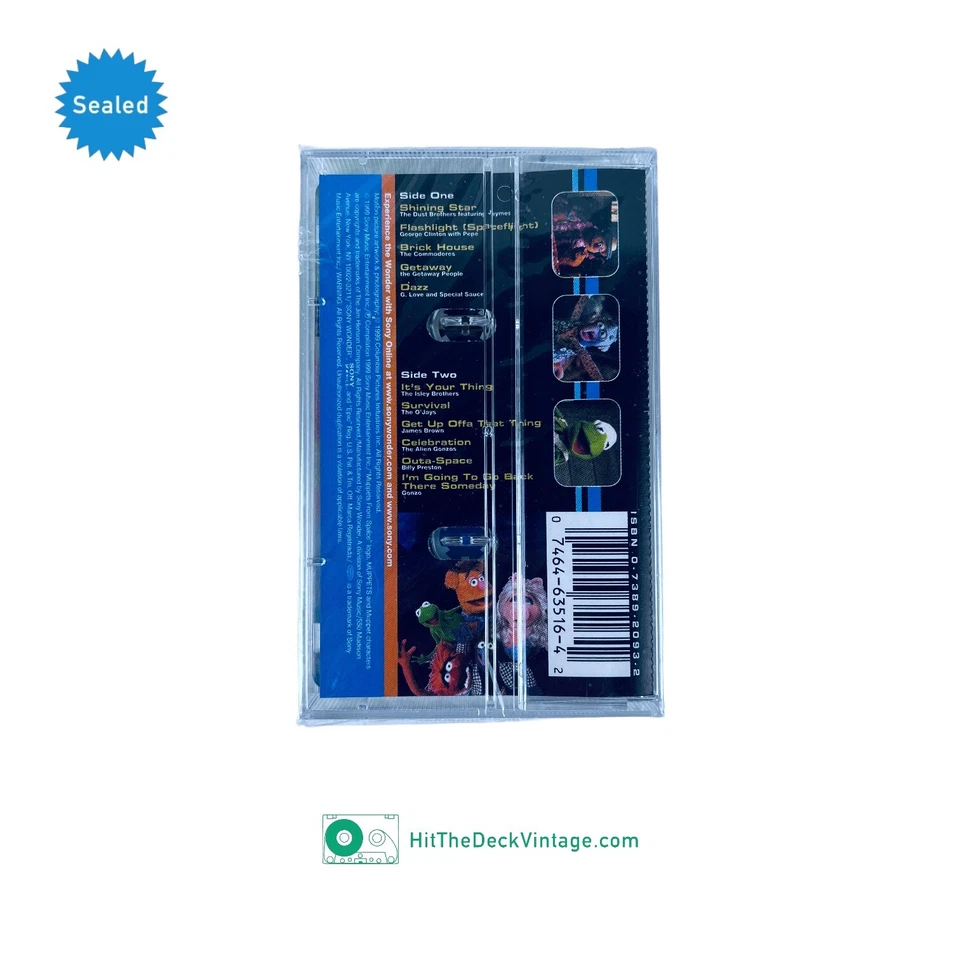 Muppets From Space Soundtrack Cassette Tape (1999) Commodores Isley Bros SEALED - Image 2 of 4