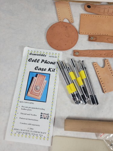 Hide Crafter Junior Leather Craft Kit Refer To Photos - Picture 4 of 5