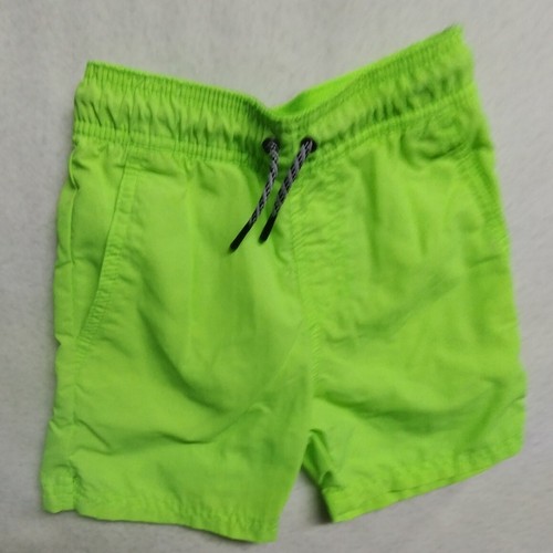 Art Class Boys Swim Trunks Neon Green Swimsuit Shorts Elastic Waist XS(4/5) - Picture 3 of 6