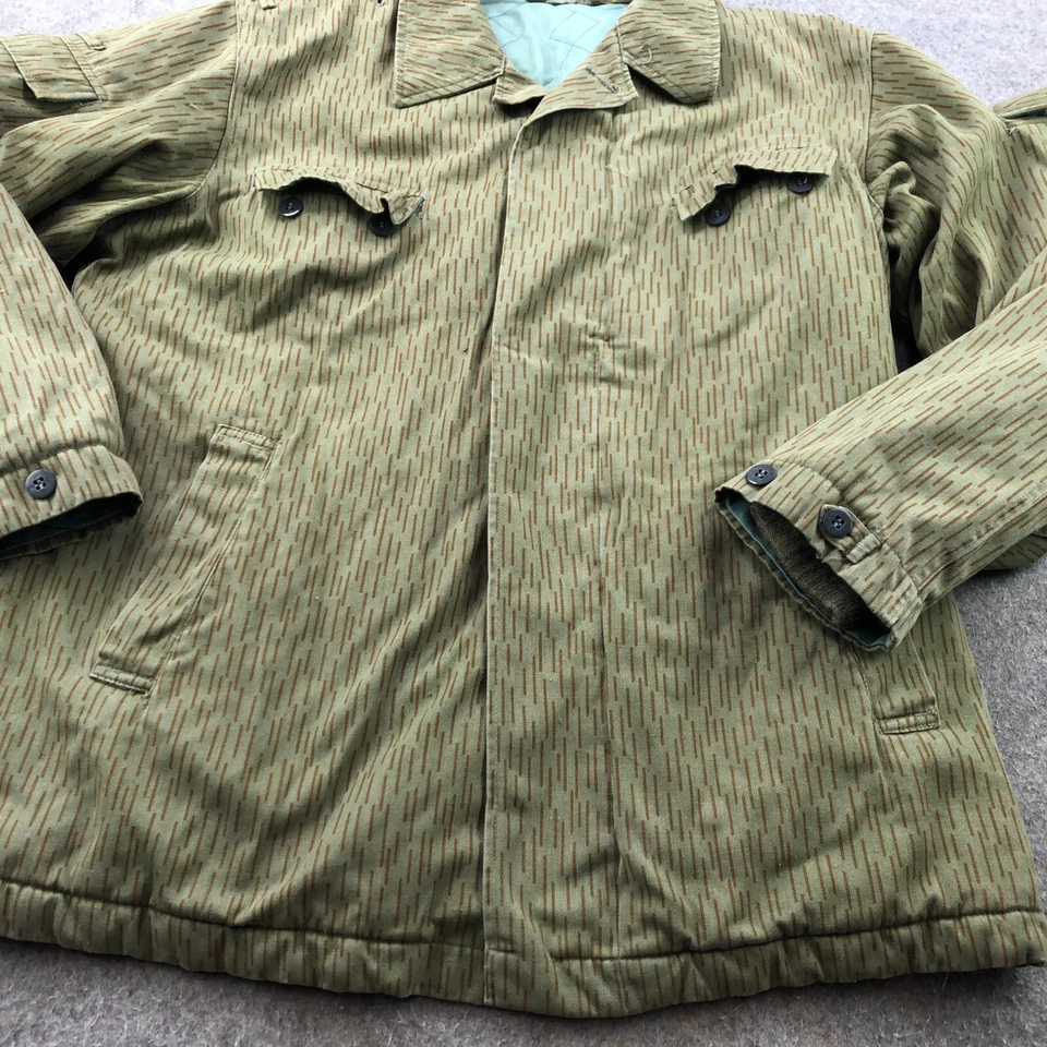 Vintage East Germany Military Jacket Stasi Raindrop Cold Weather Insulated k52 - Image 2 of 4