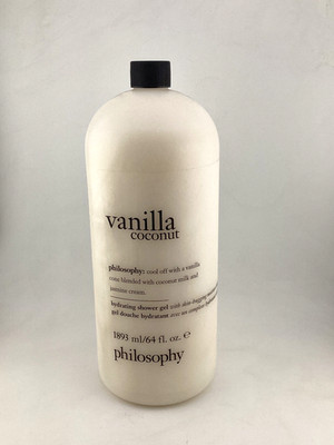 Philosophy Vanilla Coconut hydrating shower gel 64 oz new sealed