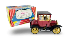 German Schuco Old-Timer 1917 Ford Coupe Tin Wind-Up Powered Car w/Box & Key