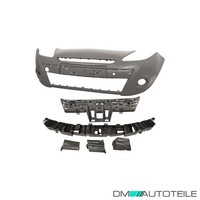 StoßStange Vorne Grundiert +Halter Passt FüR Renault Clio III Facelift Bj 09-12
