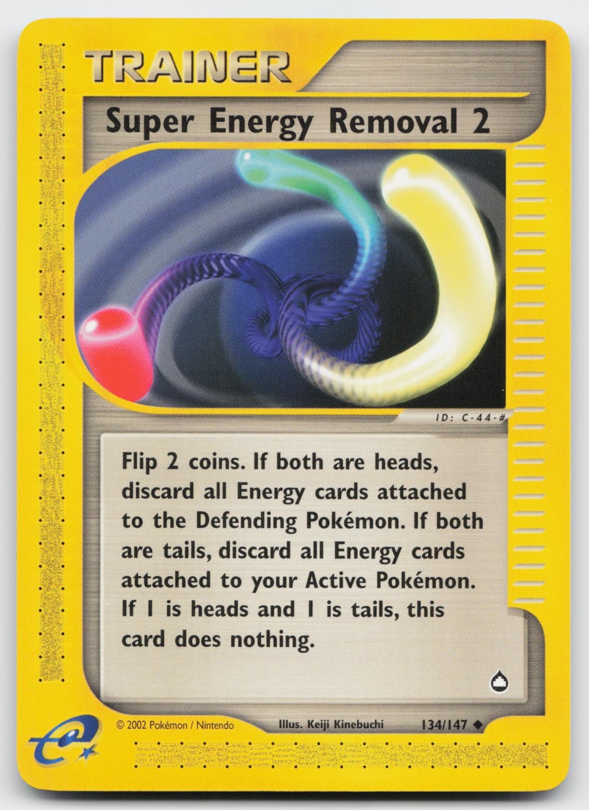 Super Energy Removal 134/147 Uncommon Aquapolis Pokemon Near Mint