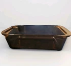 Vintage Pyrex Amber Brown Loaf Pan 213 Baking Dish 1.5 Qt Bread