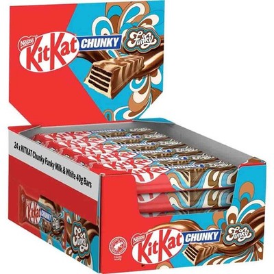 Nestle KitKat Chunky Funky - Limited Edition - 24 Schokoriegel - 960g