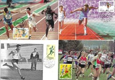 Lot de 35 cartes maximum d'Athlétisme