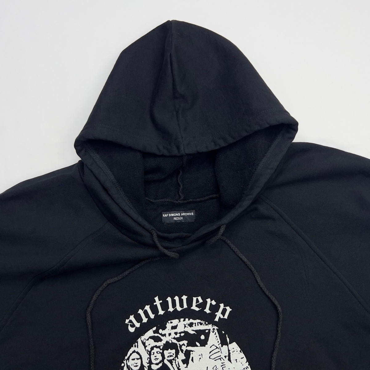 Raf Simons Archive Redux AW01 Riot Antwerp Belgium Hoodie Size 2