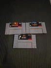 Lot of 3 Super Nintendo Mortal Kombat Games MK 1 2 3 SNES