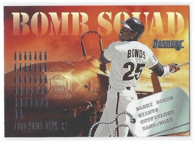 Barry Bonds / Albert Belle 1995 Donruss Bomb Squad #3