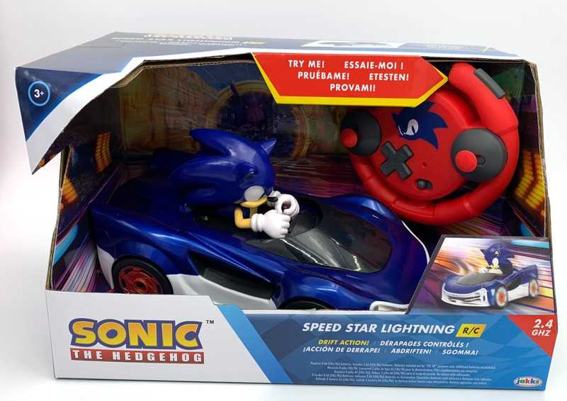 NEW in Box SEGA Sonic The Hedgehog Speed Star Lightning JAKKS Remote Control R/C