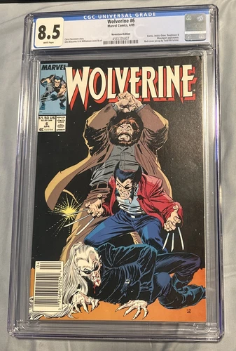 Wolverine #6 Marvel Comics April 1989 John Buscema Pro Graded CGC 8.5 Newsstand