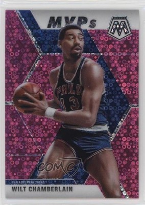 2019-20 Panini Mosaic MVPs Fast Break Pink Prizm 13/20 Wilt Chamberlain HOF 04ag