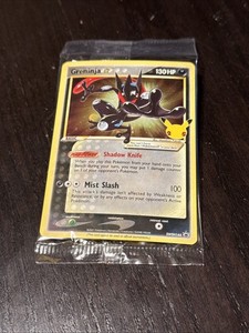 Greninja ゴルドスター Celebrations プロモカード新品未開封 Pokemon Celebrations Greninja Star Promo Ultra Holo Sealed