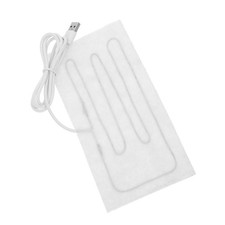 USB Electric Heating Pad White 20.00 X 10.00 X 0.20 cm for Small Pets