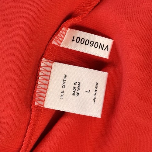 New York & Company Sz L 100% Cotton Long Sleeves Red Dress A-Line Boat Neck NWT - Picture 9 of 10