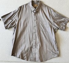 Roundtree Yorke Gold Label Shirt Mens 2XL Non Iron Button Perfect Perf. 2715