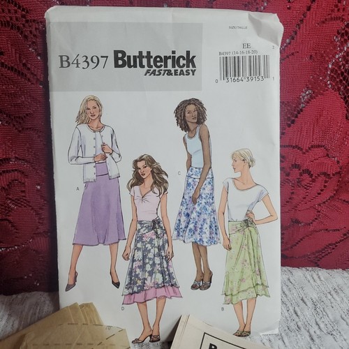 Butterick Schnittmuster # B4397 Schnitt (Gr. 14,16,18,20)