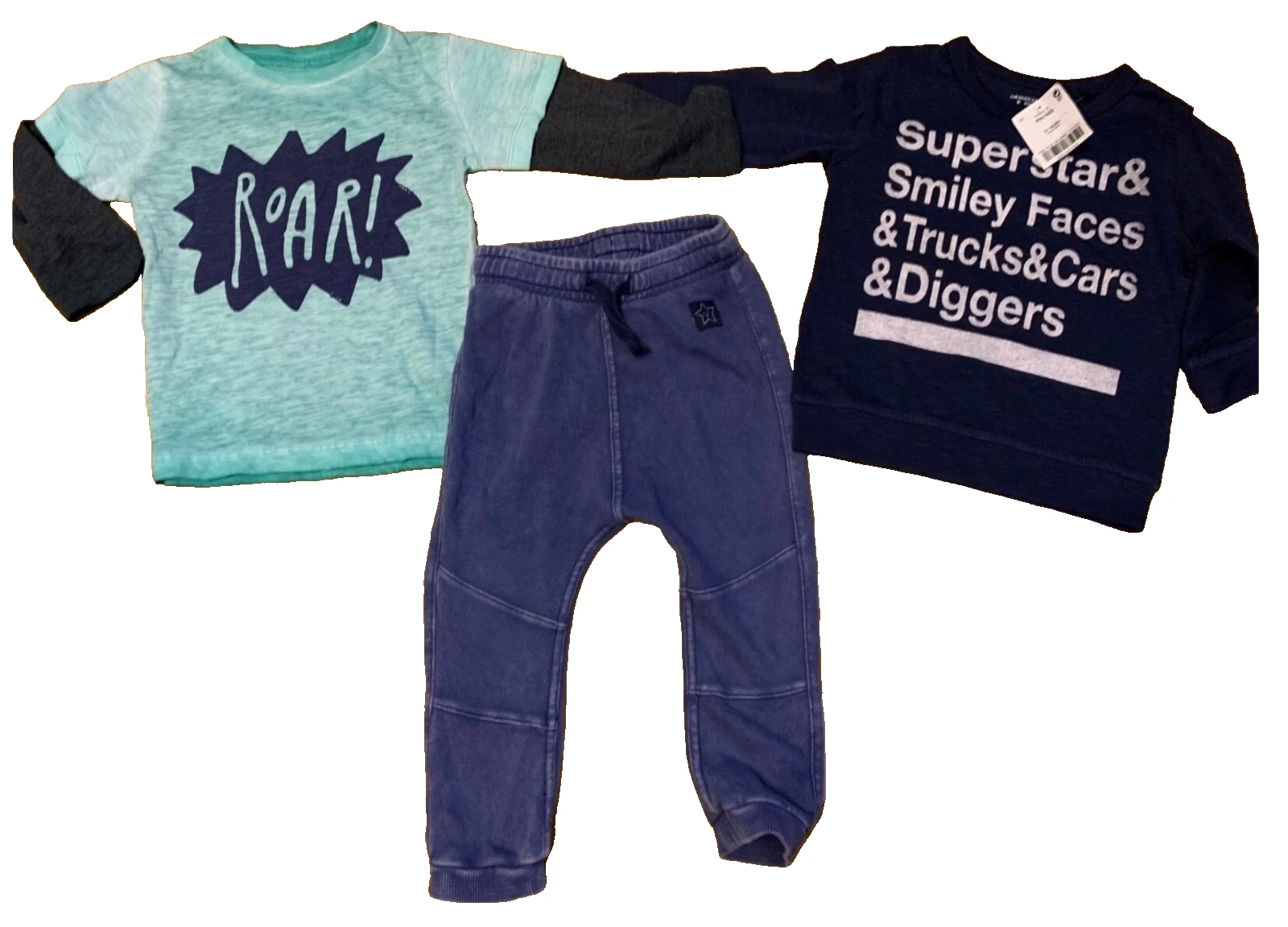 BNWTNEXT baby boys clothes outfit bundle, leggings & tops. 12-18 Mth
