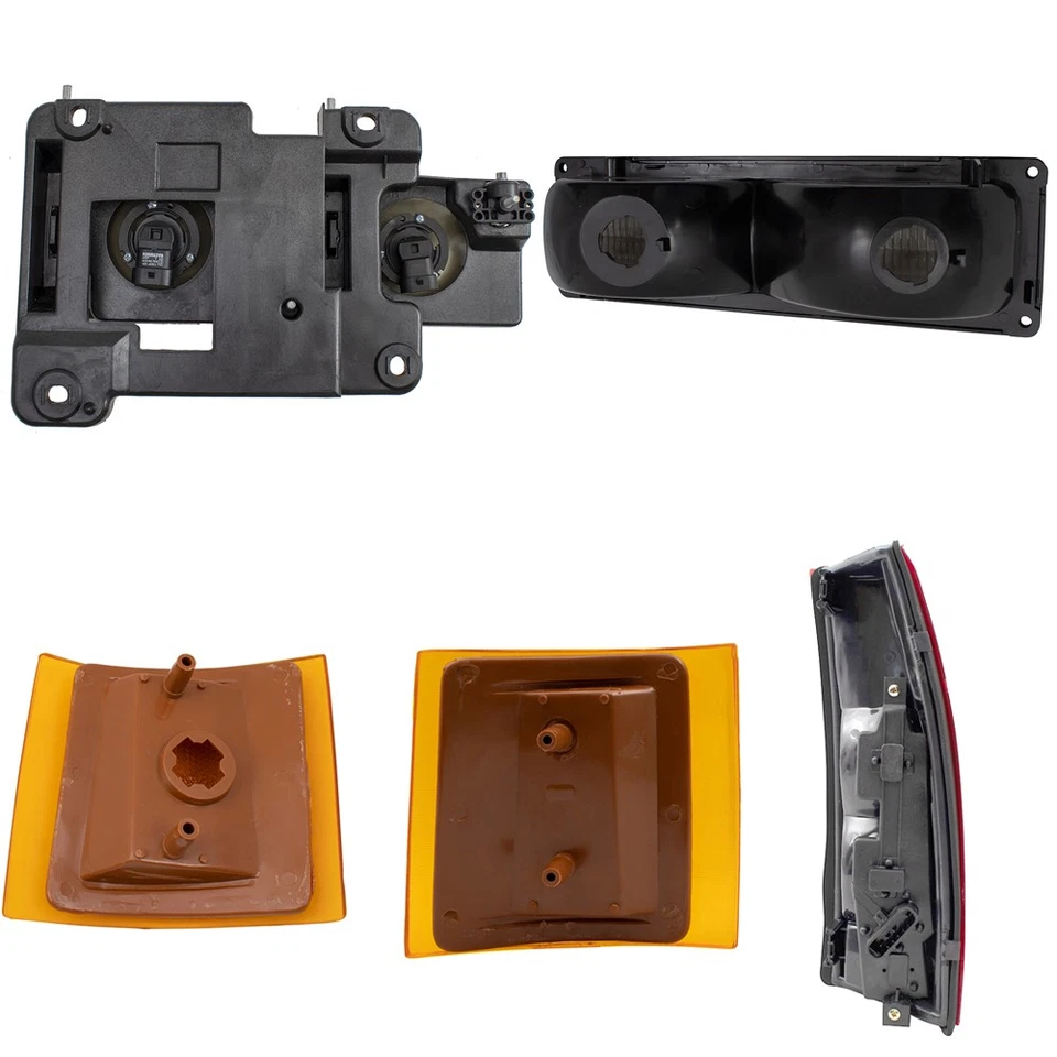 For 94-99 Chevy C/K Pickup SUV Headlights, Signal Lights & Tail Lights 10 Pc Set - Imagem 2 de 4