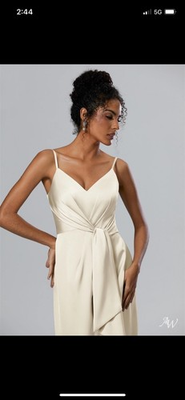 #ad NWOT White Ivory Dress SATIN CHARMEUSE Size 4 Bridal Shower Bachelorette Small $20.00