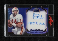 2024 Leaf Metal Sports Heroes Inscription /100 Vinny Testaverde #MI-VT1 Auto k4s