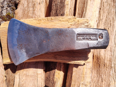 Vintage True Temper USA 6 LB Splitting Maul Axe Head Log Rail Splitter Woodsman