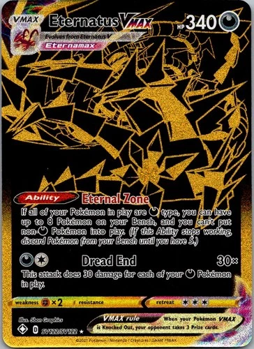 Eternatus VMAX Holo Shiny Holo Rare Shining Fates: Shiny Vault SV122/SV122 NM