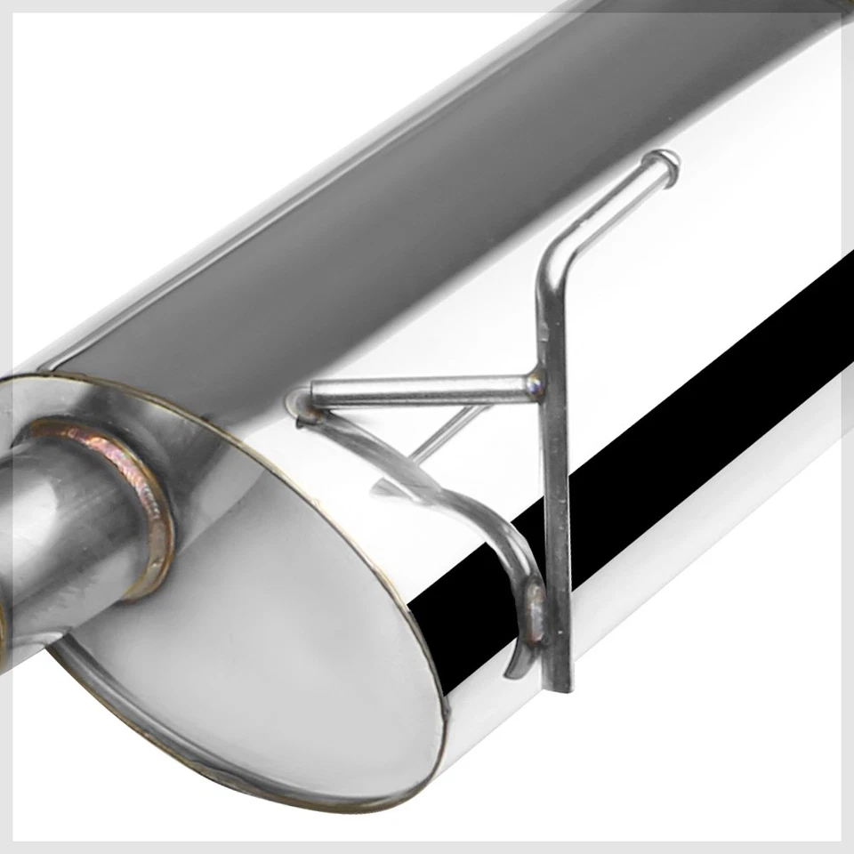 Silenciador duplo de aço inoxidável 4" ponta sistema de exaustão Catback para 04-08 Maxima A34 - Imagem 4 de 4