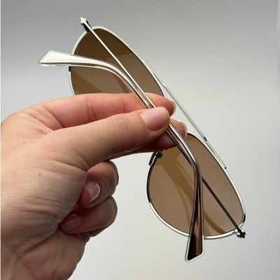 ?️ New Celine CL40077U 16J Sunglasses - Palladium Frame, Roviex Lenses NEW Celine Sunglasses CL40077U 16J Palladium/Roviex Unixes  main image 4