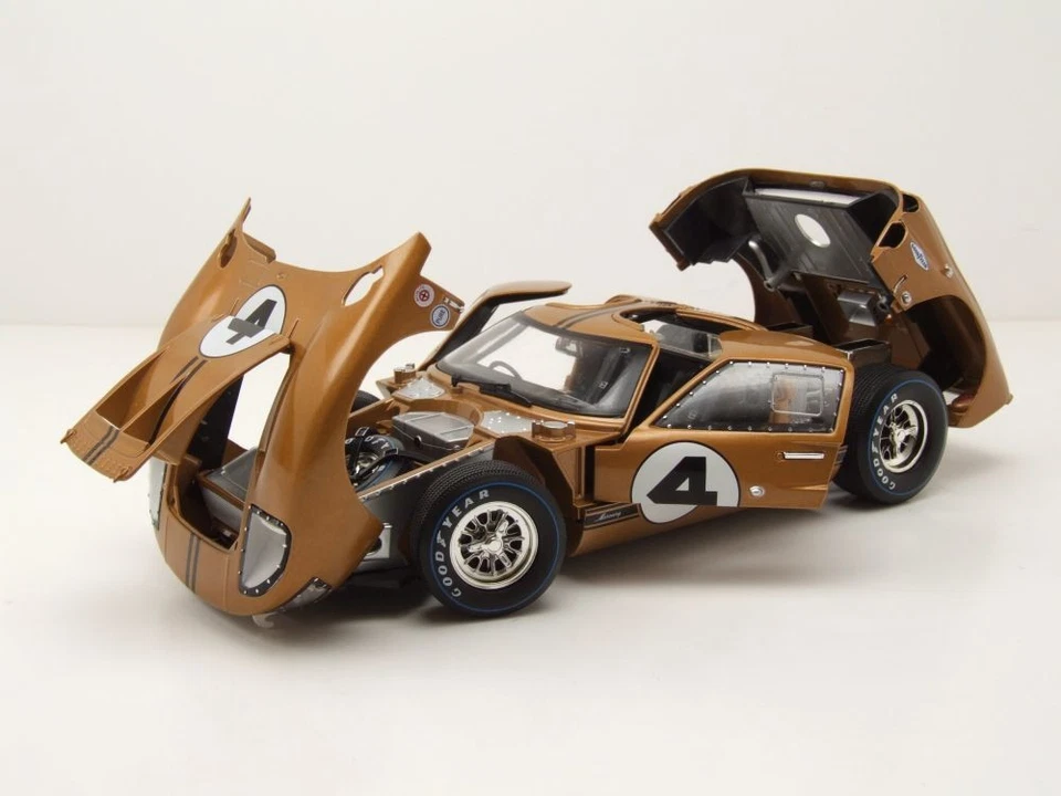 Ford GT40 Mk2 24h Daytona 1967 Marrón Coche De Modelo 1:18 Acme - Imagen 4 de 4