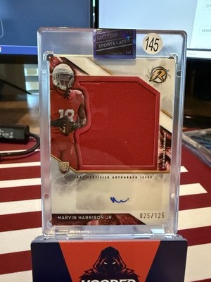 2024 Resurgence White Surge /125 Marvin Harrison Jr RPA Rookie Patch Auto RC