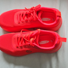 Sneakers Low Top Mesh atmungsaktiv Schnürung Neon Pink Coral EU 38 …