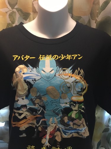Avatar The Last Airbender Men’s Black T Shirt Size M Vintage T Shirt - Picture 6 of 12