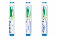 Sensodyne Sensitive Soft Toothbrush - Daily Care All Round Effective Clean X 3