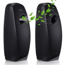 Automatic Air Freshener Spray Dispenser 2 Pack Wall Mounted Free Standing Res...