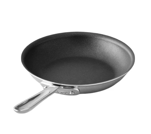 New All Clad D5 Nonstick 8 inch Polished 5-ply Stainless Steel Fry Pan with Tag