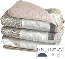 Copriletto Patchwork Matrimoniale 230x230cm - Trapuntato Cotone Vintage Stile Shabby Chic - Foto 11