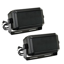 2x Altoparlante esterno jack 3,5mm per scanner radio CB Kenwood/Motorola/ICOM/Yaesu