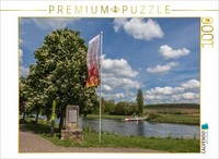Calvendo Puzzle Obereisenheim Main River Ferry | 1000 Pieces, Finished Size 25.2