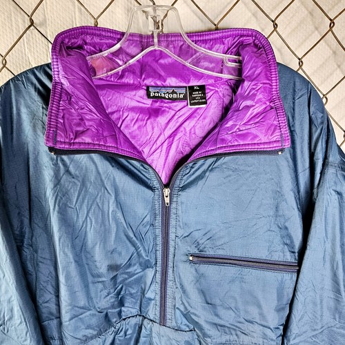 Chaqueta Pullover De Colección Patagonia Bluegrass/Púrpura Puffball Hecha en EE. UU. 84000 XL USADA EN EXCELENTE ESTADO - Imagen 3 de 10