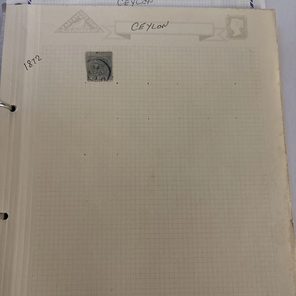 COLECCIÓN DE SELLOS DE SRI LANKA / CEILÁN 1872-1996 EN ÁLBUM. £5 Foto 2 de 4