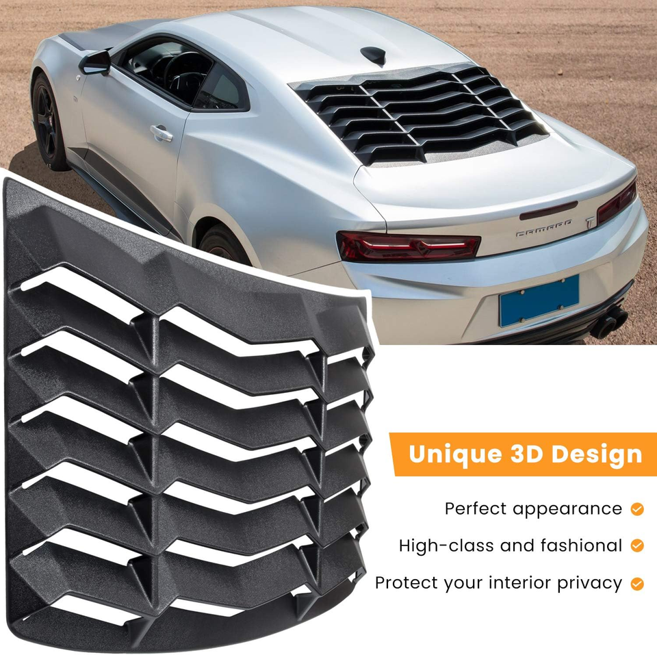 Rear Window Louver for Chevrolet Chevy Camaro 2010 2011 2012 2013 2014 ...