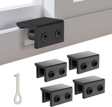 Window Locks 4-Pack, Keyed Window Locks Child Proof Security Lock for Sliding