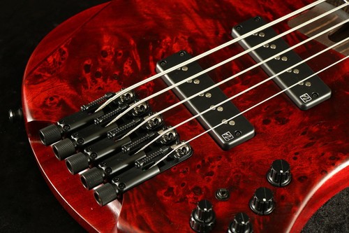 Ibanez EHB1505-SWL (Stained Wine Red Low Gloss) Limited 5-string bass I240609407 - Picture 7 of 9